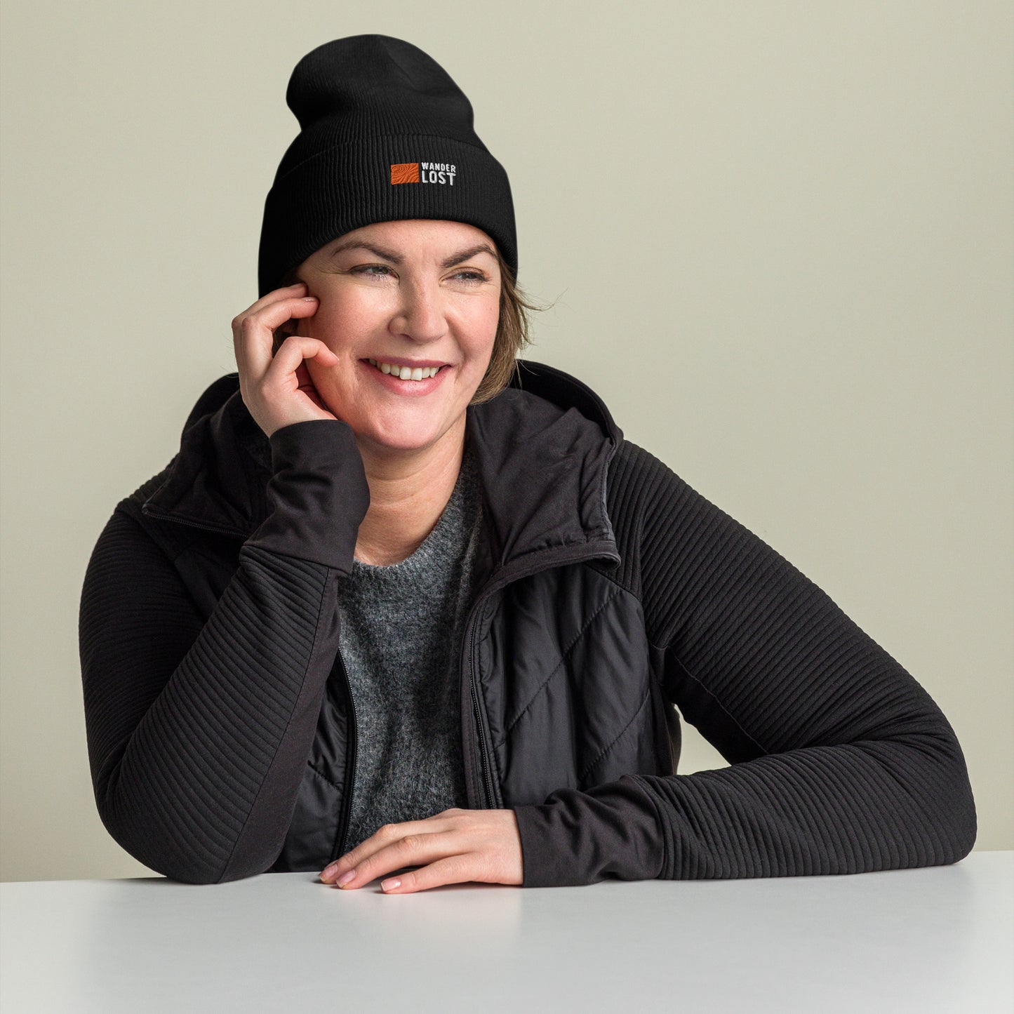 Wander Lost Cuffed Beanie