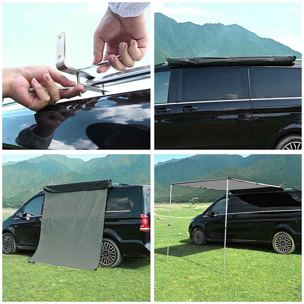 Roof rack sun shade hot sale