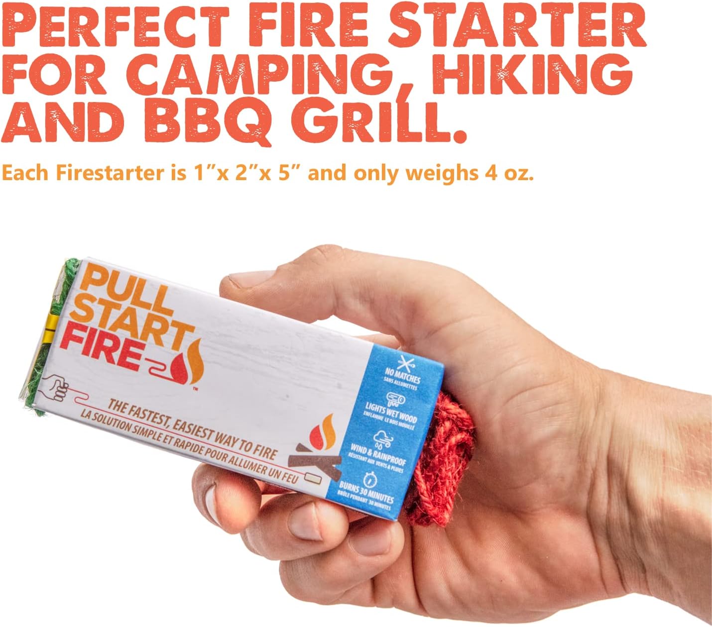 Pull Start Fire - "The Easiest Fire Starter"