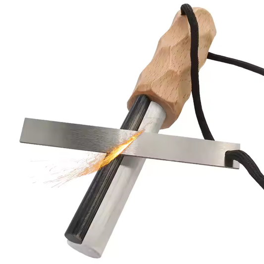 The Beefy Ferro Rod - Durable Waterproof Fire Starter with Magnesium