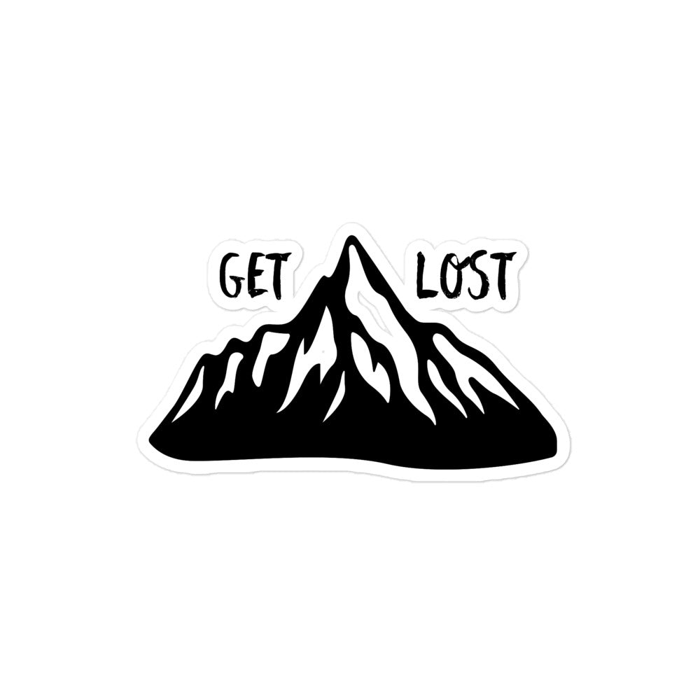 Get Lost - Peak Sticker